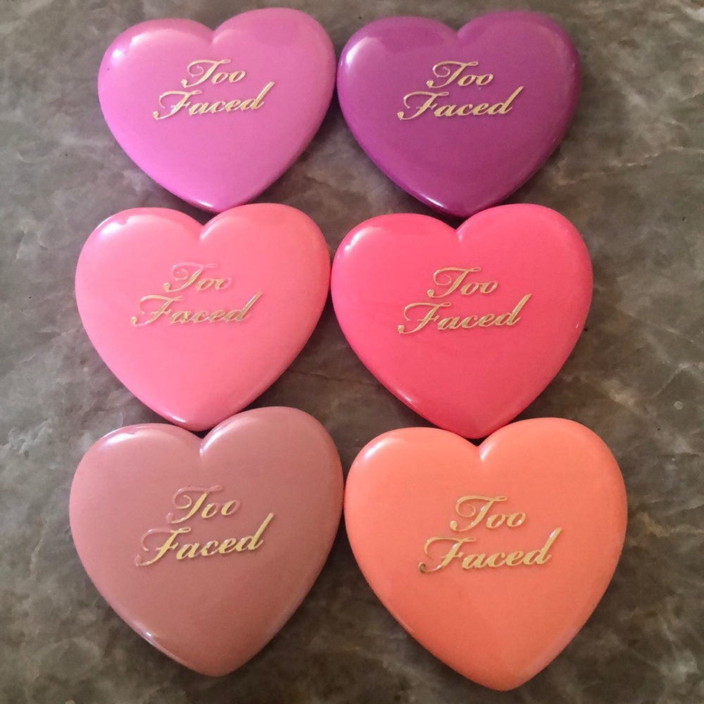 Too Faced Love Flush Blush Lot